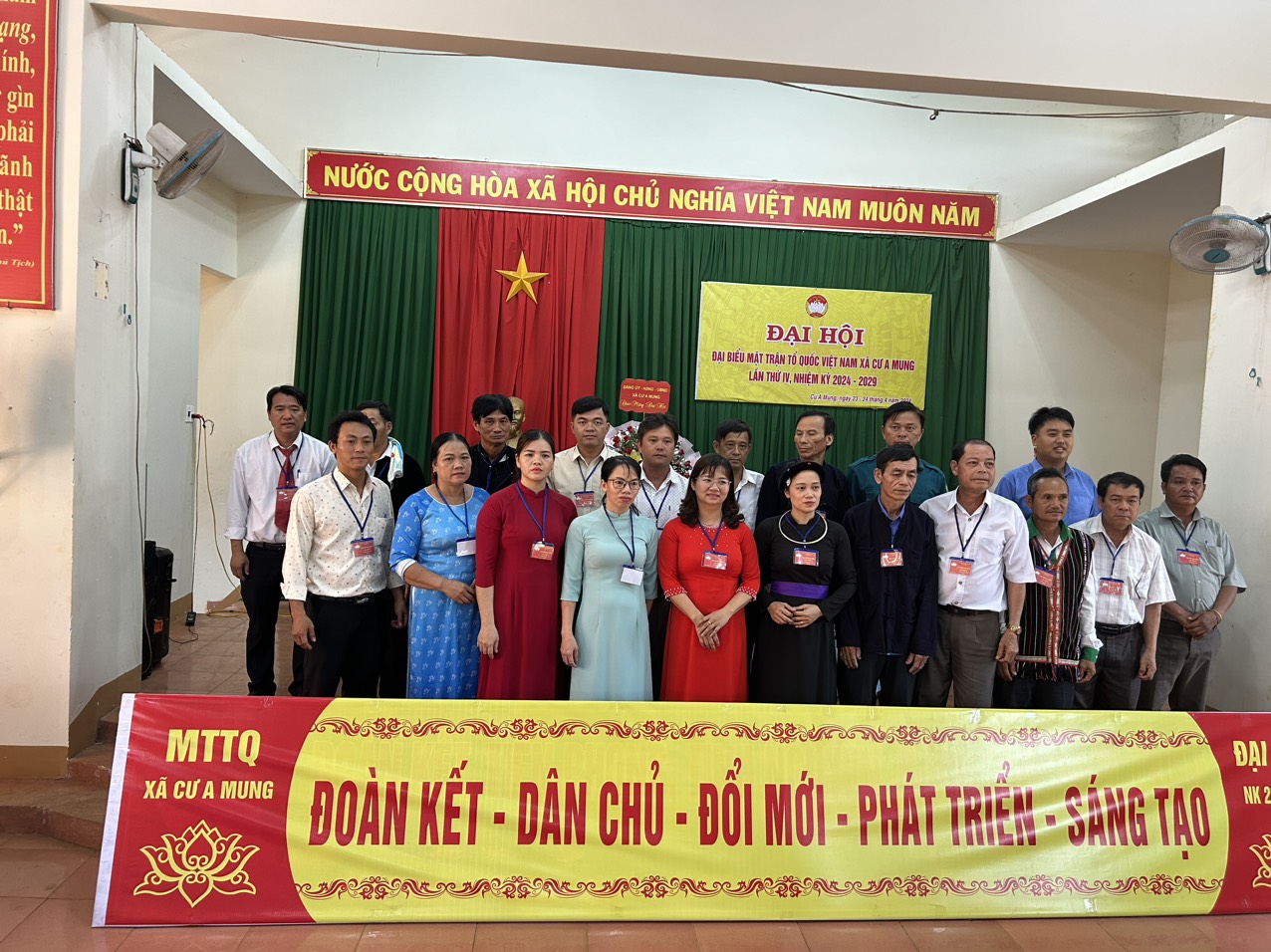 Đại hội Đại biểu MTTQ Việt Nam xã Cư A Mung lần thứ IV, nhiệm kỳ 2024 -2029
